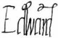 Signature of King Edward VI