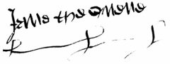 Signature of Jane Seymour