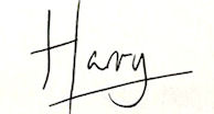 Подпись принца Генриха (Гарри)