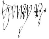 Signature of King Henry VII