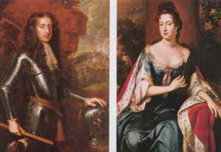 King William III and Queen Mary II